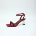 LV Crystal Heel Bow Slingback High‑Heel Sandals 7.5cm Heel #B68506