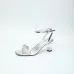 LV Crystal Heel Bow Slingback High‑Heel Sandals 7.5cm Heel #B68510
