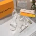 LV Crystal Heel Bow Slingback High‑Heel Sandals 7.5cm Heel #B68512