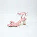 LV Crystal Heel Bow Slingback High‑Heel Sandals 7.5cm Heel #B68513