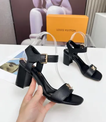 Louis Vuitton Shoes for Women's Louis Vuitton Sandals 6.5CM #A52075