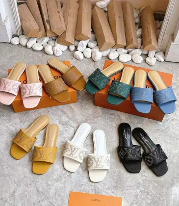 Louis Vuitton Shoes for Women's Louis Vuitton Slippers #A49566 Louis Vuitton Shoes for Women's Louis Vuitton Slippers #A49566