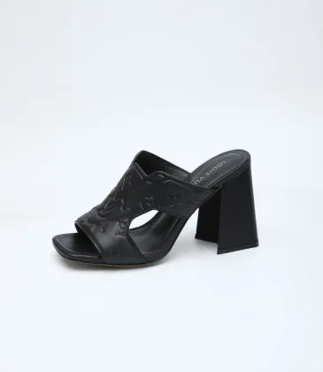 Louis Vuitton Shoes for Women's Louis Vuitton Slippers Heel height:9cm #A60935 Louis Vuitton Shoes for Women's Louis Vuitton Slippers Heel height:9cm #A60935