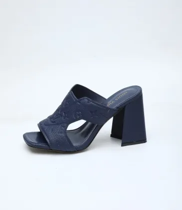Louis Vuitton Shoes for Women's Louis Vuitton Slippers Heel height:9cm #A60936 Louis Vuitton Shoes for Women's Louis Vuitton Slippers Heel height:9cm #A60936