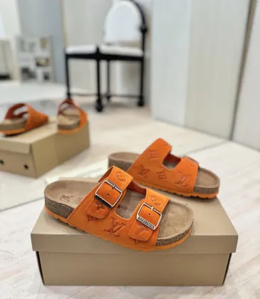 Louis Vuitton Shoes for Women's Louis Vuitton Slippers × BIRKENSTOCK #A62849