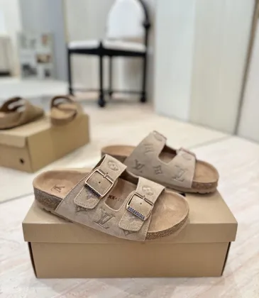 Louis Vuitton Shoes for Women's Louis Vuitton Slippers × BIRKENSTOCK #A62854