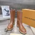 LV × Timberland 8‑Inch Co‑Branded Work Boots Rubber Lug Sole #B68436