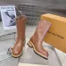 LV × Timberland 8‑Inch Co‑Branded Work Boots Rubber Lug Sole #B68436