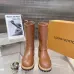 LV × Timberland 8‑Inch Co‑Branded Work Boots Rubber Lug Sole #B68436
