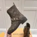 Louis Vuitton Monogram Ankle Boots with Lace-Up, Zipper and Decorative Straps #A54604