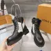 Louis Vuitton Unisex Colorful Monogram Patchwork Side‑Zip Combat Boots #B68343
