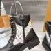 Louis Vuitton Unisex Colorful Monogram Patchwork Side‑Zip Combat Boots #B68343