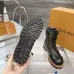 Louis Vuitton Unisex Monogram Patchwork Side‑Zip Combat Boots #B68332