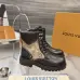 Louis Vuitton Unisex Monogram Patchwork Side‑Zip Combat Boots #B68337