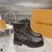 Louis Vuitton Unisex Monogram Patchwork Side‑Zip Combat Boots #B68338