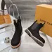 Louis Vuitton Unisex Suede Slip‑On Chelsea Ankle Boots #B68341