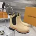 Louis Vuitton Unisex Suede Slip‑On Chelsea Ankle Boots #B68342