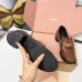 Miu Miu Women's Glossy Leather Chunky Heel Loafers #A66084