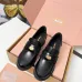 Miu Miu Women's Glossy Leather Chunky Heel Loafers #A66085