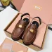 Miu Miu Women's Glossy Leather Chunky Heel Loafers #A66086