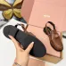 Miu Miu Women's Glossy Leather Chunky Heel Loafers #A66086