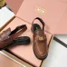 Miu Miu Women's Glossy Leather Chunky Heel Loafers #A66086