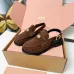 Miu Miu Women's Glossy Leather Slingback Loafer Sandals #A66087