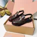 Miu Miu Women's Glossy Leather Slingback Loafer Sandals #A66088