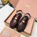 Miu Miu Women's Glossy Leather Slingback Loafer Sandals #A66088