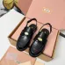 Miu Miu Women's Glossy Leather Slingback Loafer Sandals #A66089