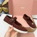 Miu Miu Women's Retro Calfskin Leather Ballet Flats #A66074