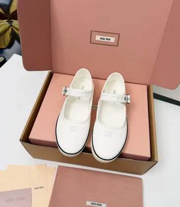 Miu Miu Women's Retro Calfskin Leather Ballet Flats #A66075