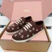 Miu Miu Women's Rhinestone Embroidered Canvas Sneakers #A66081