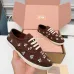 Miu Miu Women's Rhinestone Embroidered Canvas Sneakers #A66081