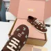 Miu Miu Women's Rhinestone Embroidered Canvas Sneakers #A66081