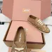 Miu Miu Women's Rhinestone Embroidered Canvas Sneakers #A66082