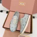Miu Miu Women's Rhinestone Embroidered Canvas Sneakers #A66083