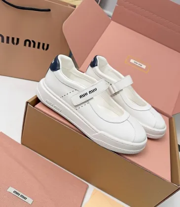 Miu Miu Women's Soft Leather Mary Jane Sneakers #A66066