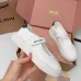 Miu Miu Women's Soft Leather Mary Jane Sneakers #A66067