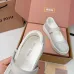 Miu Miu Women's Soft Leather Mary Jane Sneakers #A66070