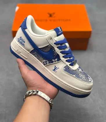 Air Force 1 Low Printed Leather Casual Low Top Fashion Sneakers #B68565