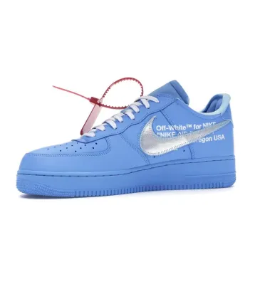 Nike x Off-White Air Force 1 Low MCA Sneakers Blue #A58264