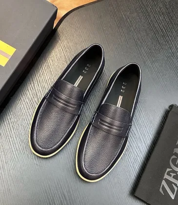 Zegna Men’s Triple Stitch Low‑Top Sneakers, Leather & Suede Upper #B67571 Zegna Men’s Triple Stitch Low‑Top Sneakers, Leather & Suede Upper #B67571