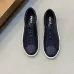 Prada Men's Nappa Leather Casual Sneakers, Western Decorative Stitching, Sheepskin Lining, Soft Rubber Outsole, Multiple Colors Available #B67498