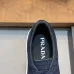 Prada Men's Nappa Leather Casual Sneakers, Western Decorative Stitching, Sheepskin Lining, Soft Rubber Outsole, Multiple Colors Available #B67503