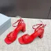 Prada Shoes for Women's Prada Sandals Heel height:7cm #A65289