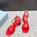 Prada Shoes for Women's Prada Sandals Heel height:7cm #A65289