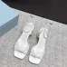 Prada Shoes for Women's Prada Sandals Heel height:7cm #A65290