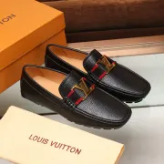 LV leather Shoes for MEN black #999849 LV leather Shoes for MEN black #999849