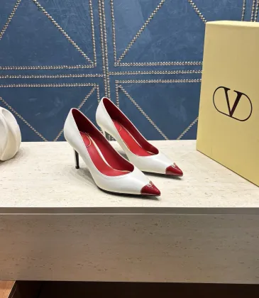 Valentino V‑Logo Pointed‑Toe Patent Leather Pumps 8cm Heel #B68453